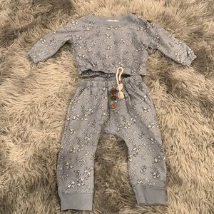 Floral 2-Piece Jogger Baby Girl Set